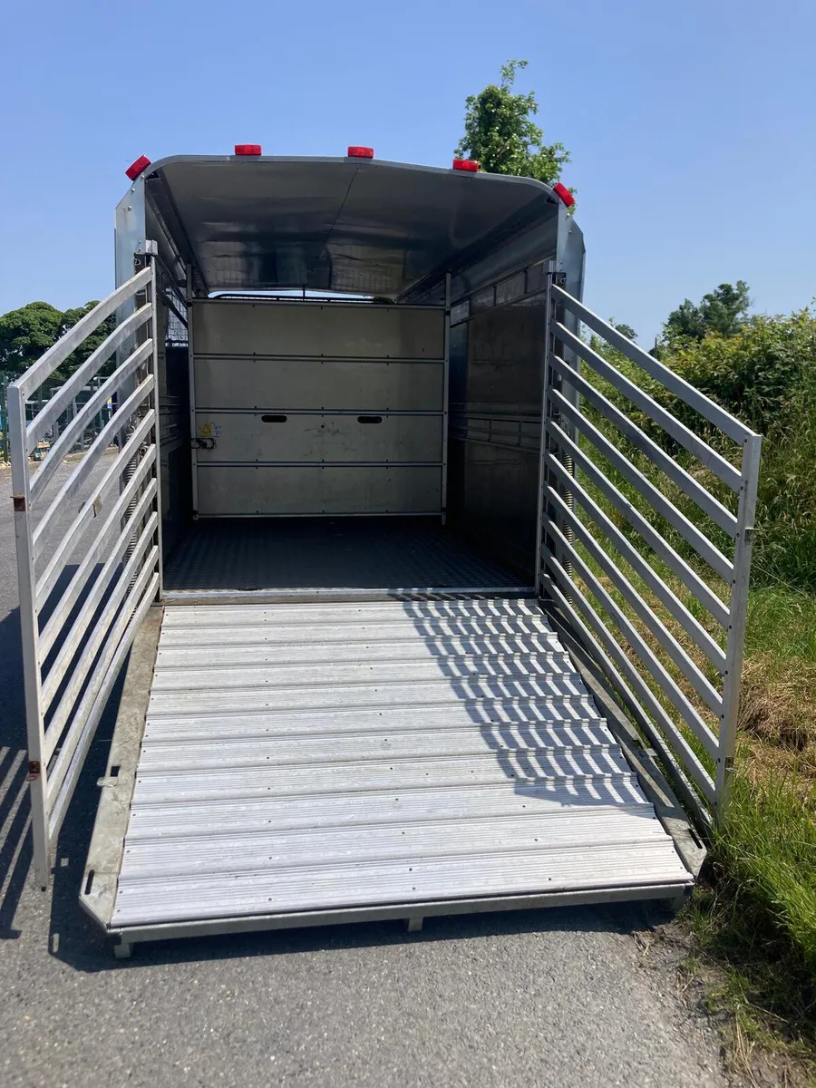 Aug 2023 Ifor Williams DP120-14 Tri Cattle Trailer - Image 3