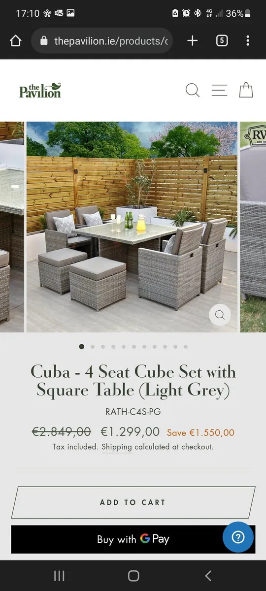 Patio Garden furniture - Image 3