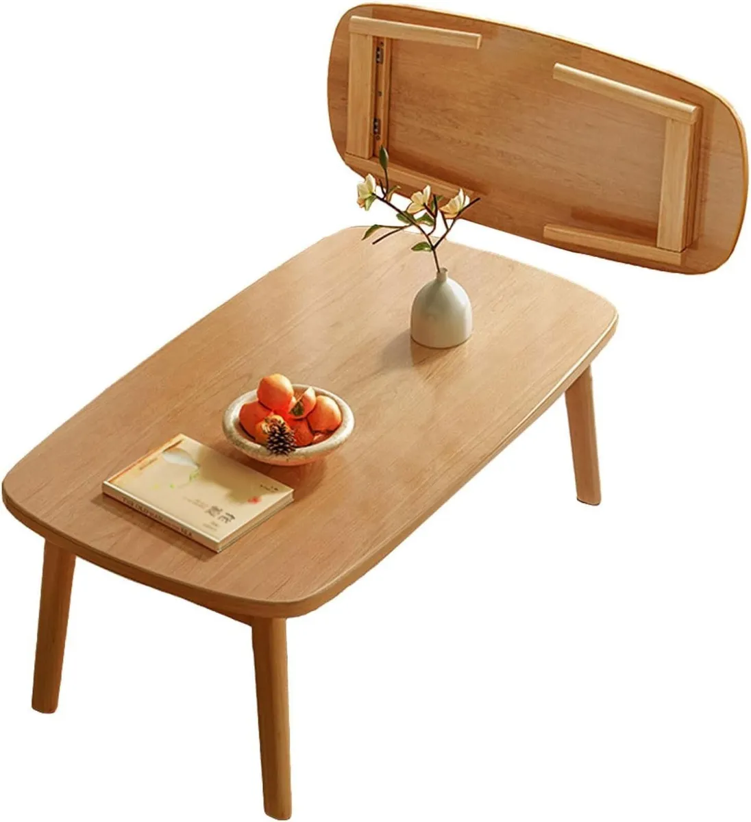 Portable Folding Coffee Table Rectangle Small - Image 1