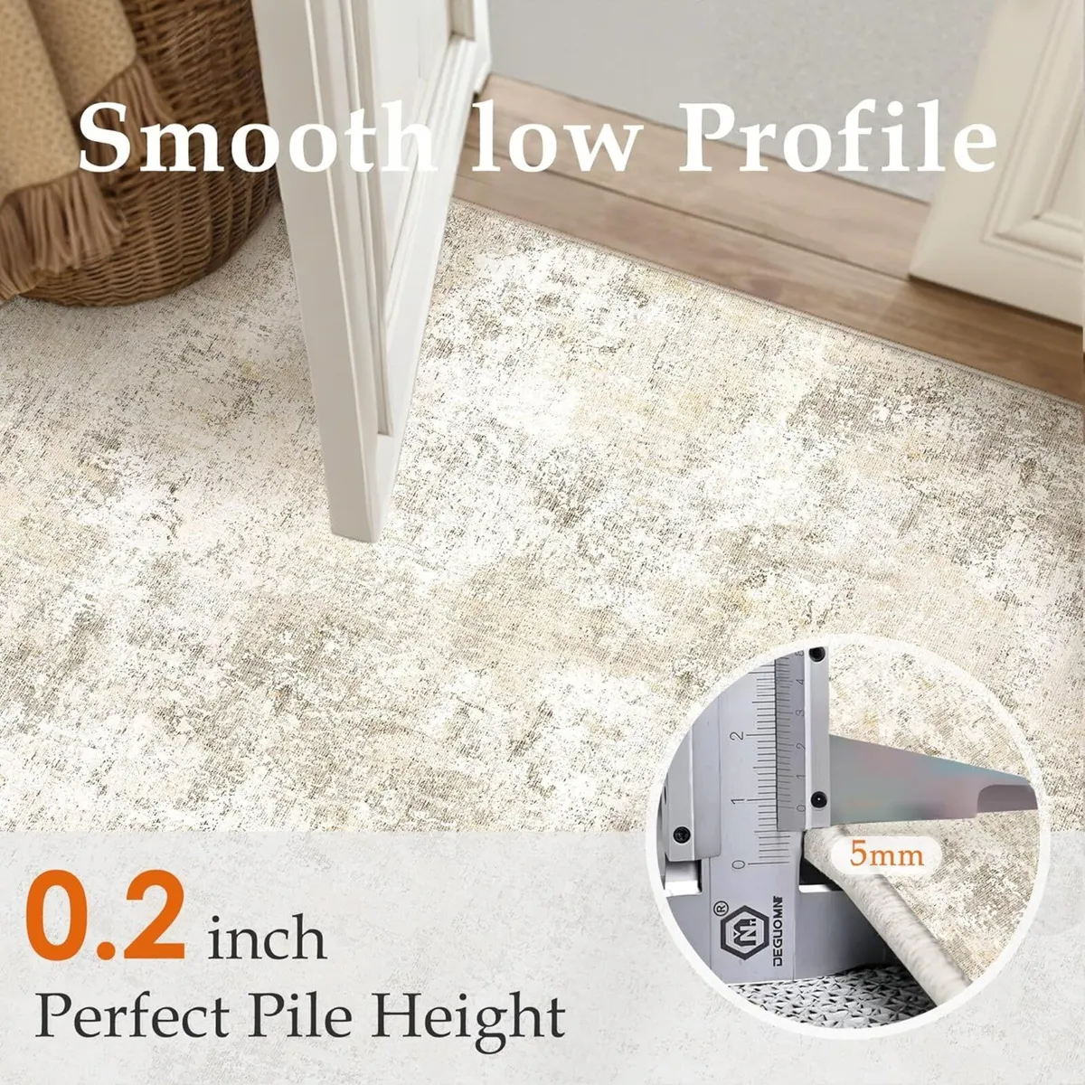 Rugs Living Room Rug Washable Non Slip - Image 3