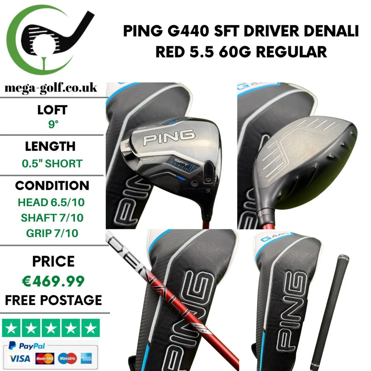 Ping G440 SFT Driver / 9° / Regular - Image 1
