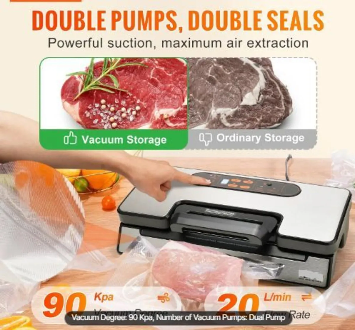 Vacuum Sealer Machine Food - Image 1
