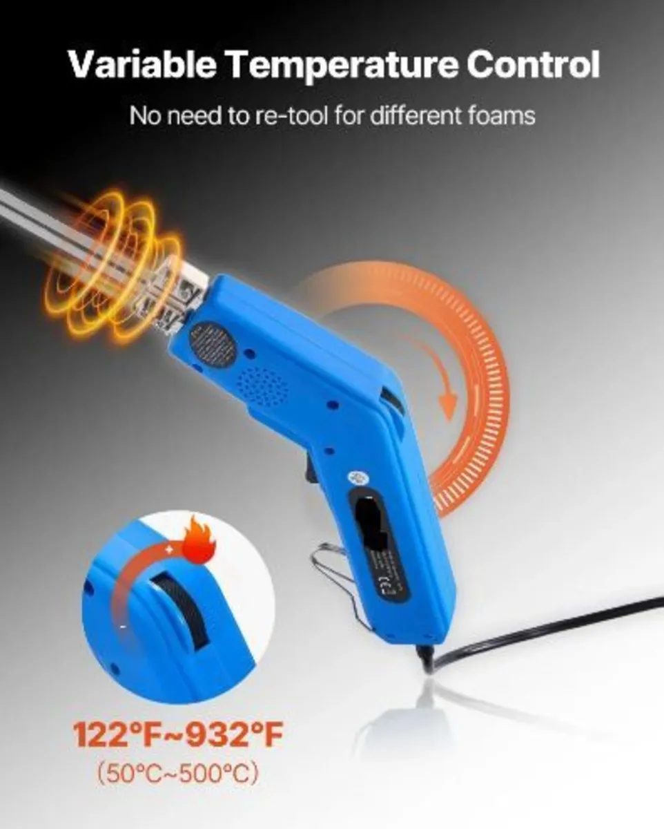 Hot Knife Foam Cutter, 200W Electric Foam Cutting - Image 1