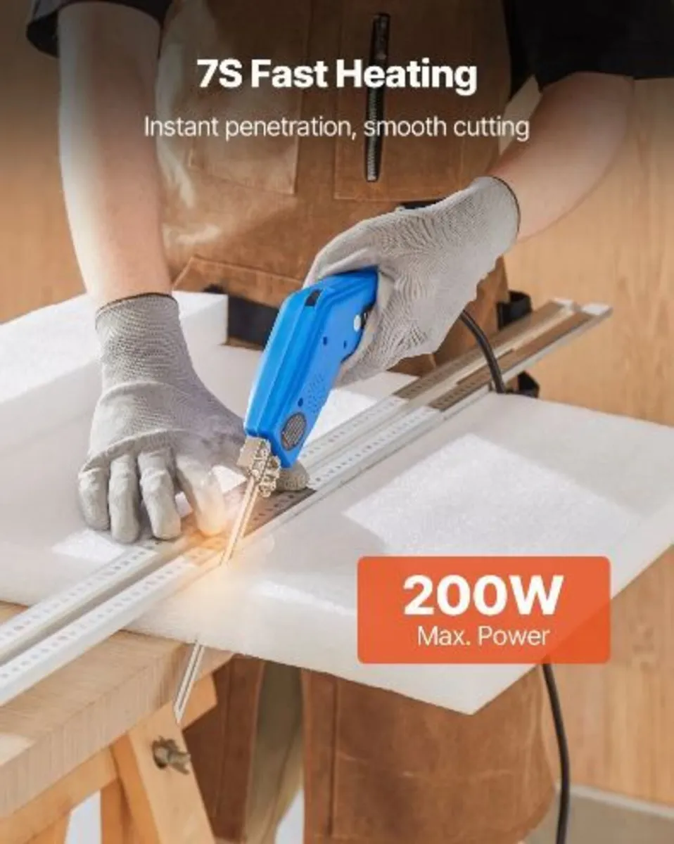 Hot Knife Foam Cutter, 200W Electric Foam Cutting - Image 2