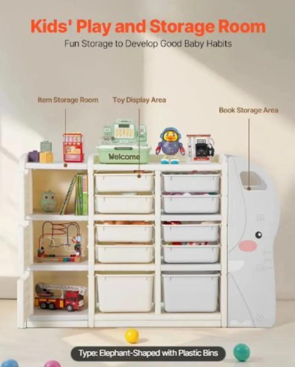 Kids Toy Storage, 4-Tier - Image 3