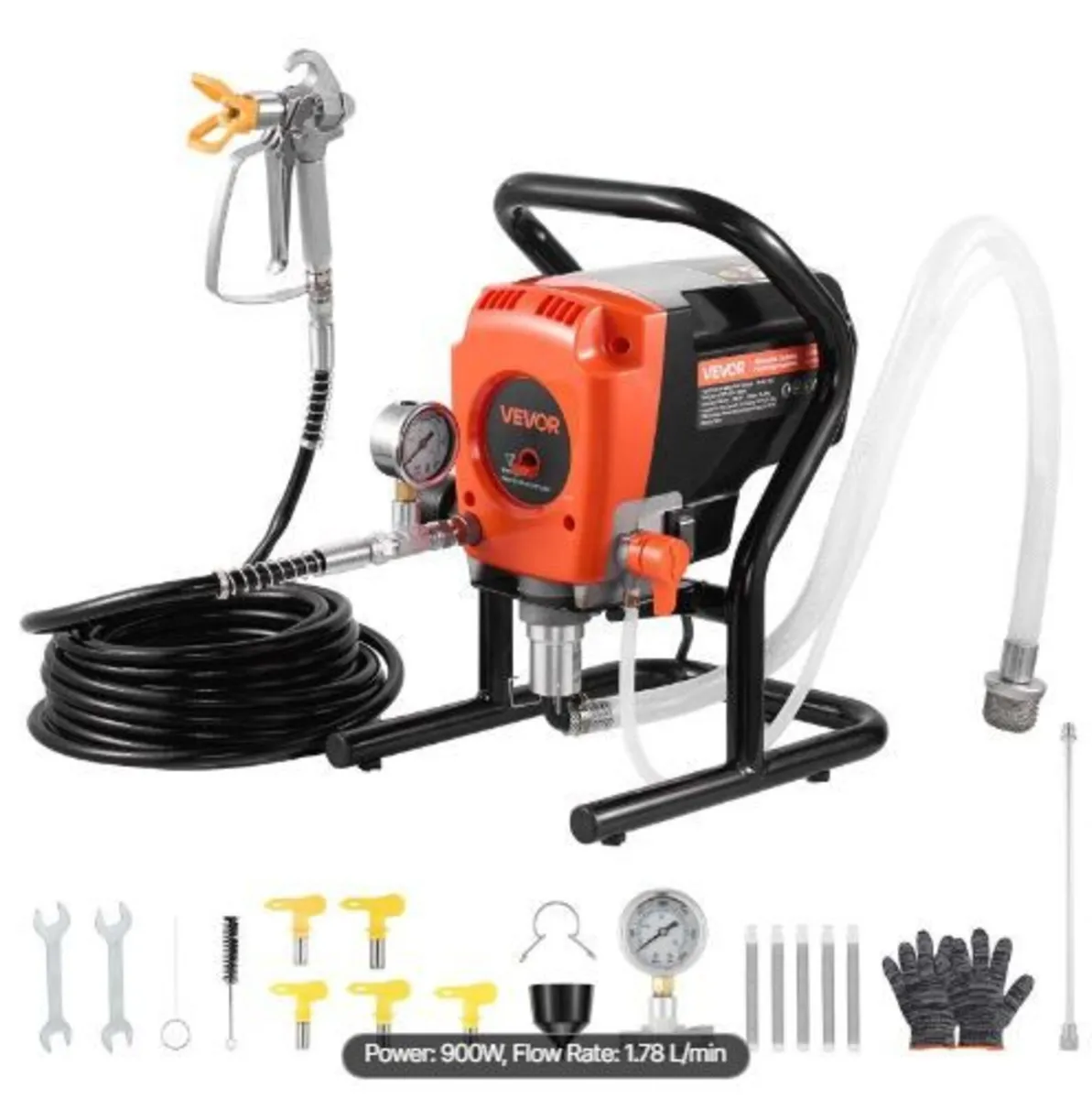 Stand Airless Paint Sprayer, 900W - Image 1