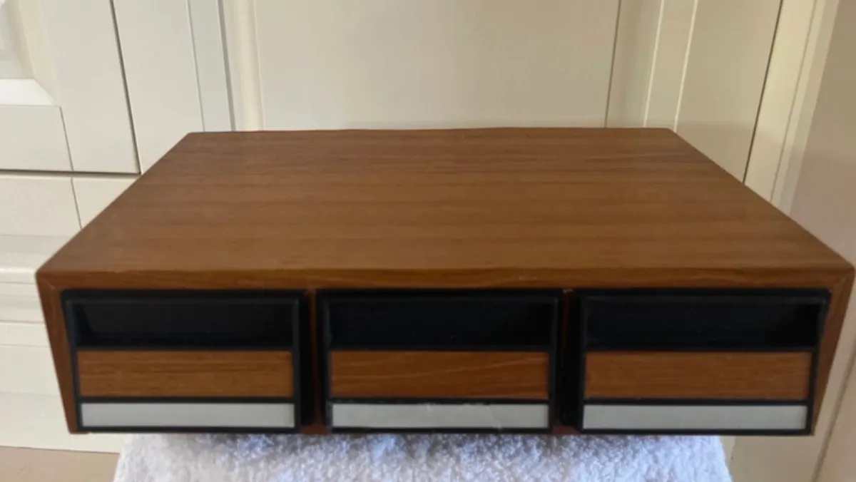 3 Drawer Music Tape Compact Storage Unit - Image 1
