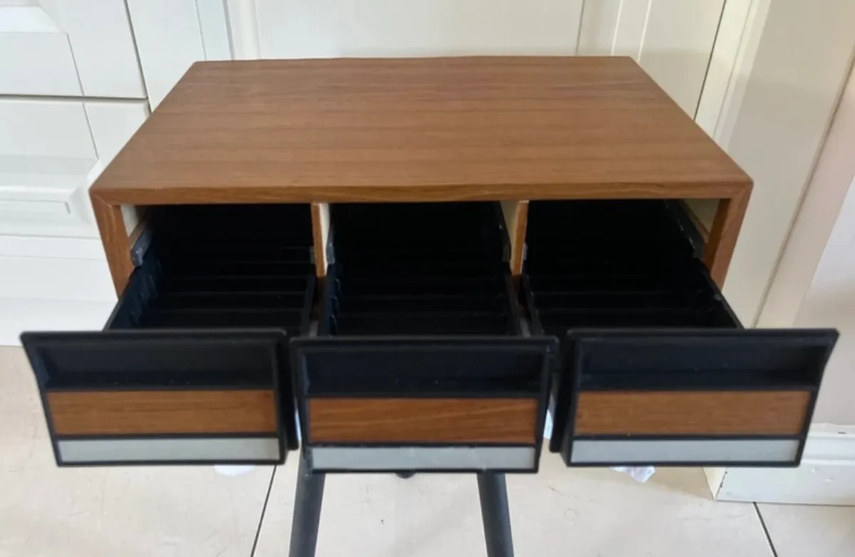 3 Drawer Music Tape Compact Storage Unit - Image 2