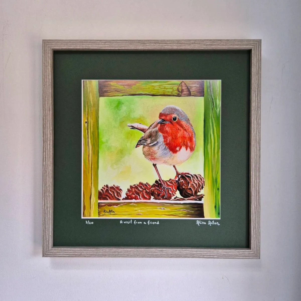 A visit from a friend - Art Print - Image 2