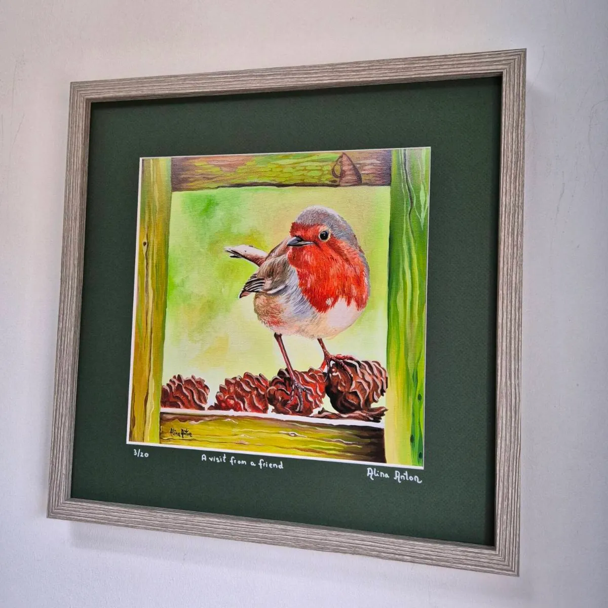 A visit from a friend - Art Print - Image 4