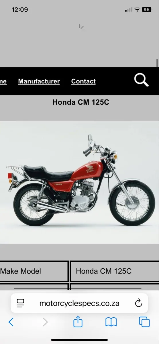 Wanted Rear Chrome rack for Honda 125 Custom