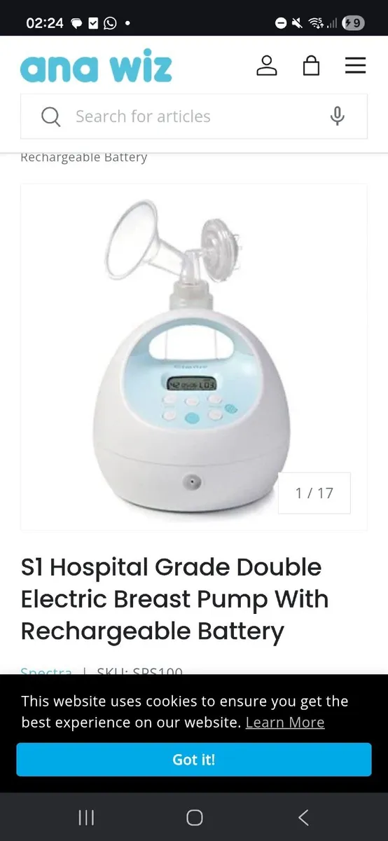 Spectra breast pump - Image 1