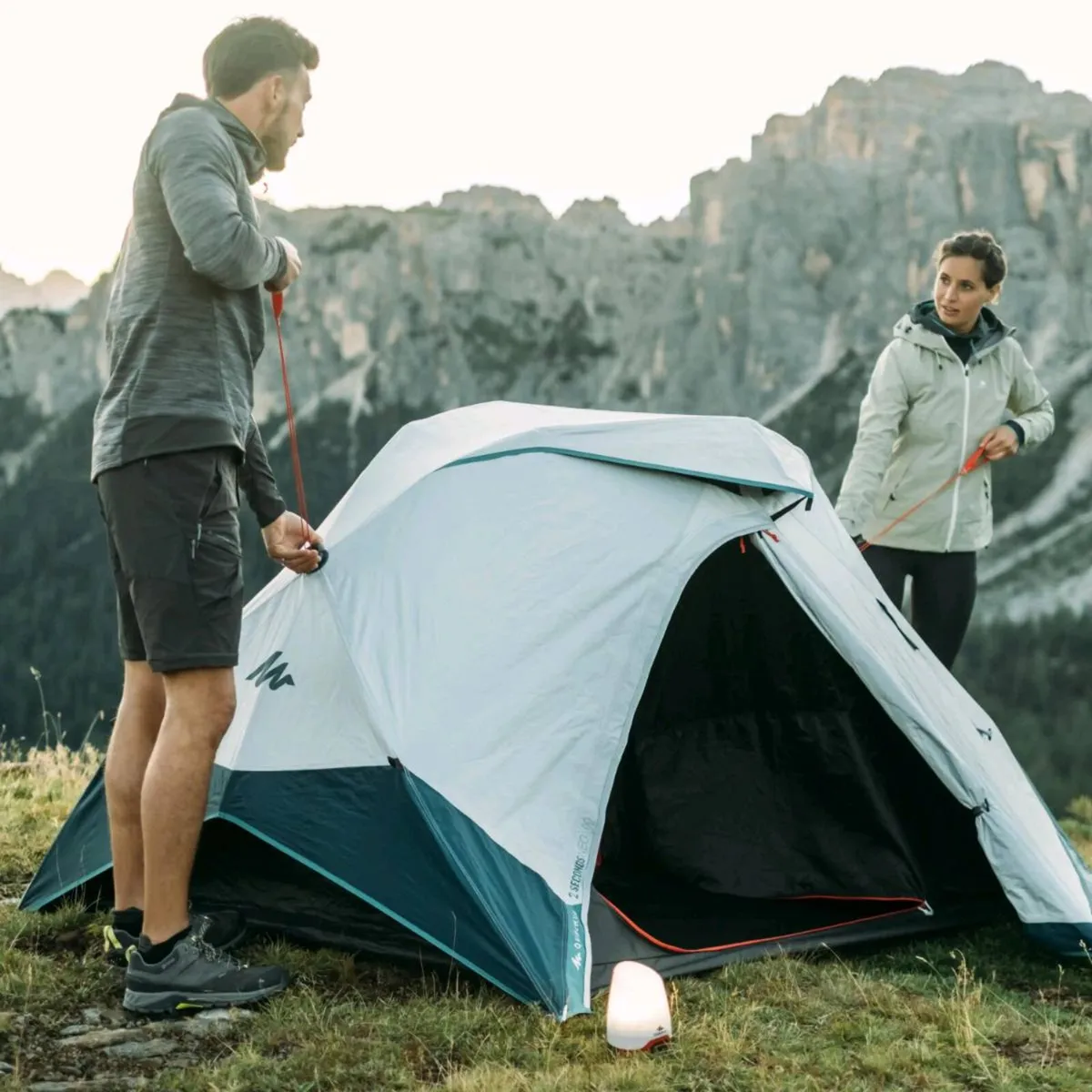 Quechua Instant 2 person tent + awning - Image 1
