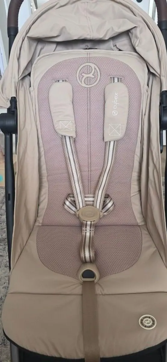 Cybex Orfeo Travel Pram / Stroller Cream - Image 2