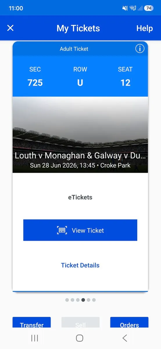 3x All-Ireland Quarter Final tickets (Sunday) - Image 1