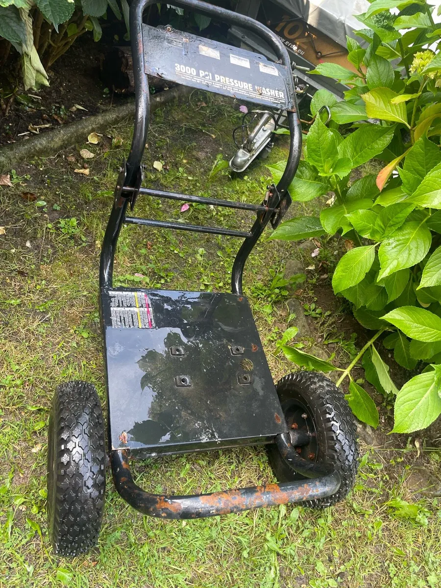 Power washer frame new tyres - Image 2