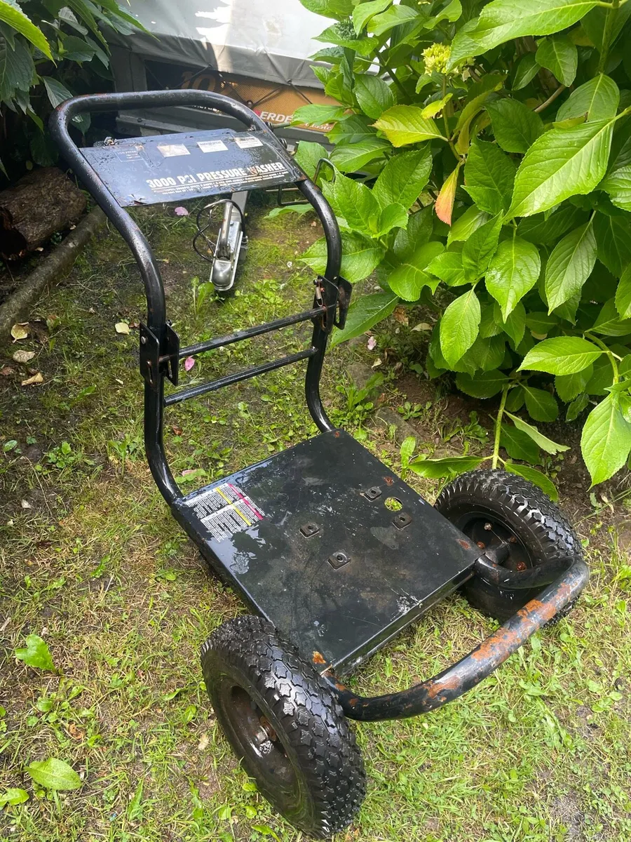 Power washer frame new tyres - Image 1