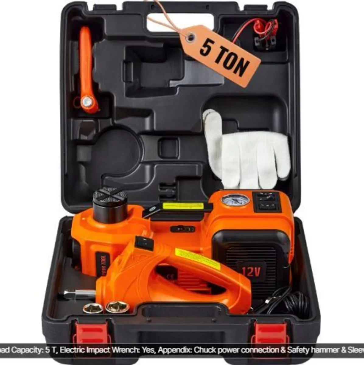 Electric Hydraulic Car Floor Jack 5 Ton - Image 3