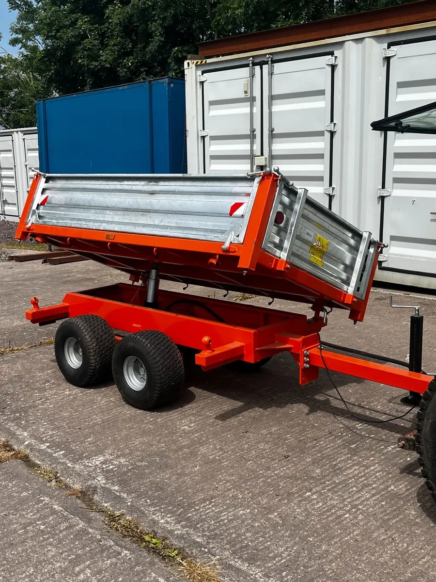 Tractor & New 3-way Tipping Trailer - Image 2