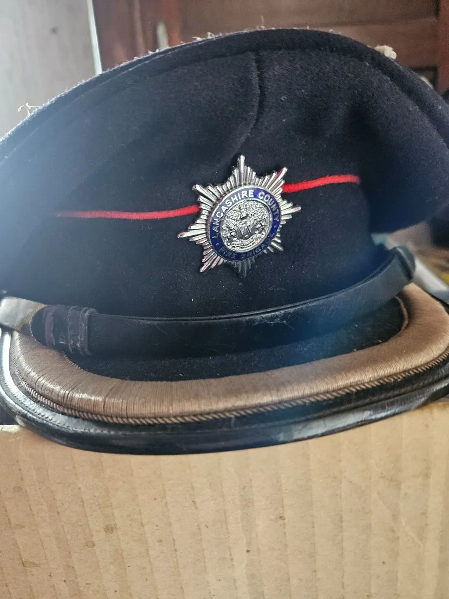 Vintage Fire Mans Hat - Image 3