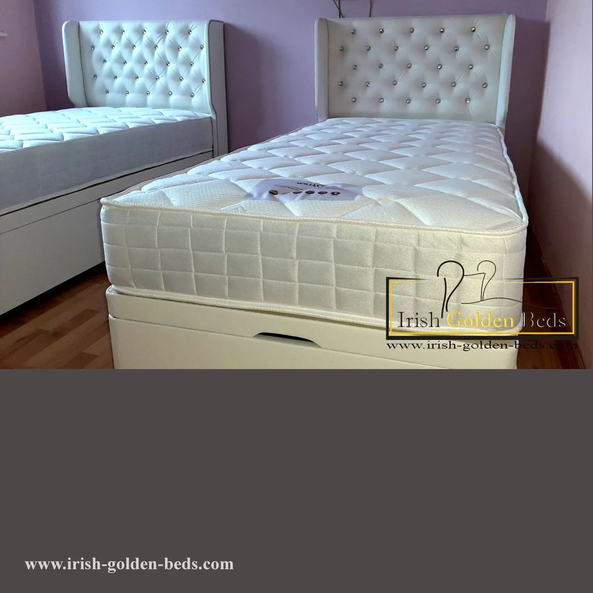 ANY HEADBOARD HEIGHT  Ottoman Storage Bed Gas Lift - Image 3