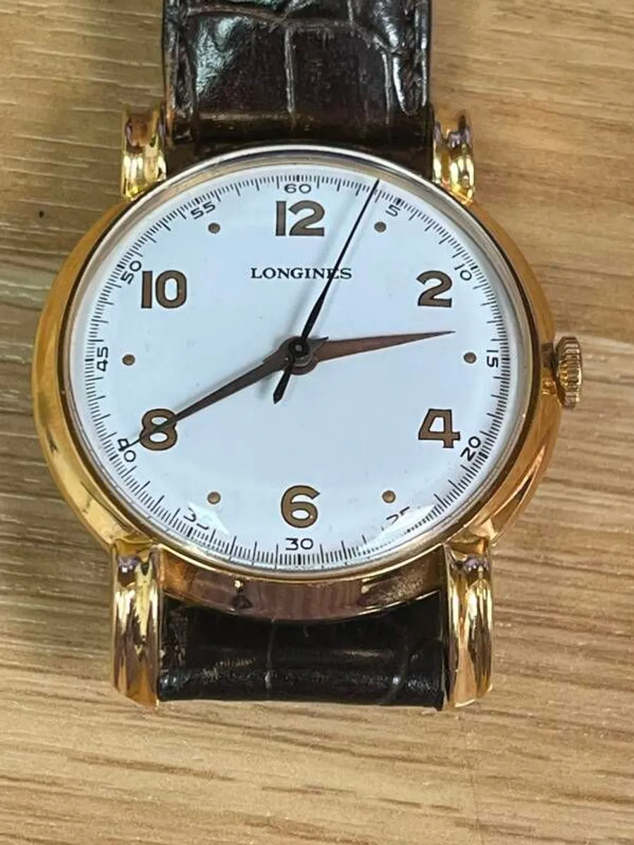 Longines Gents 18ct Gold Watch - Image 2