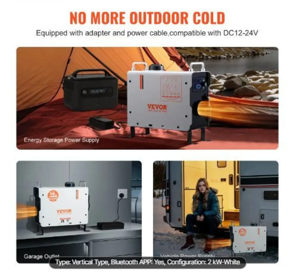 2KW Diesel Heater, 12V/24V All in One - Image 2