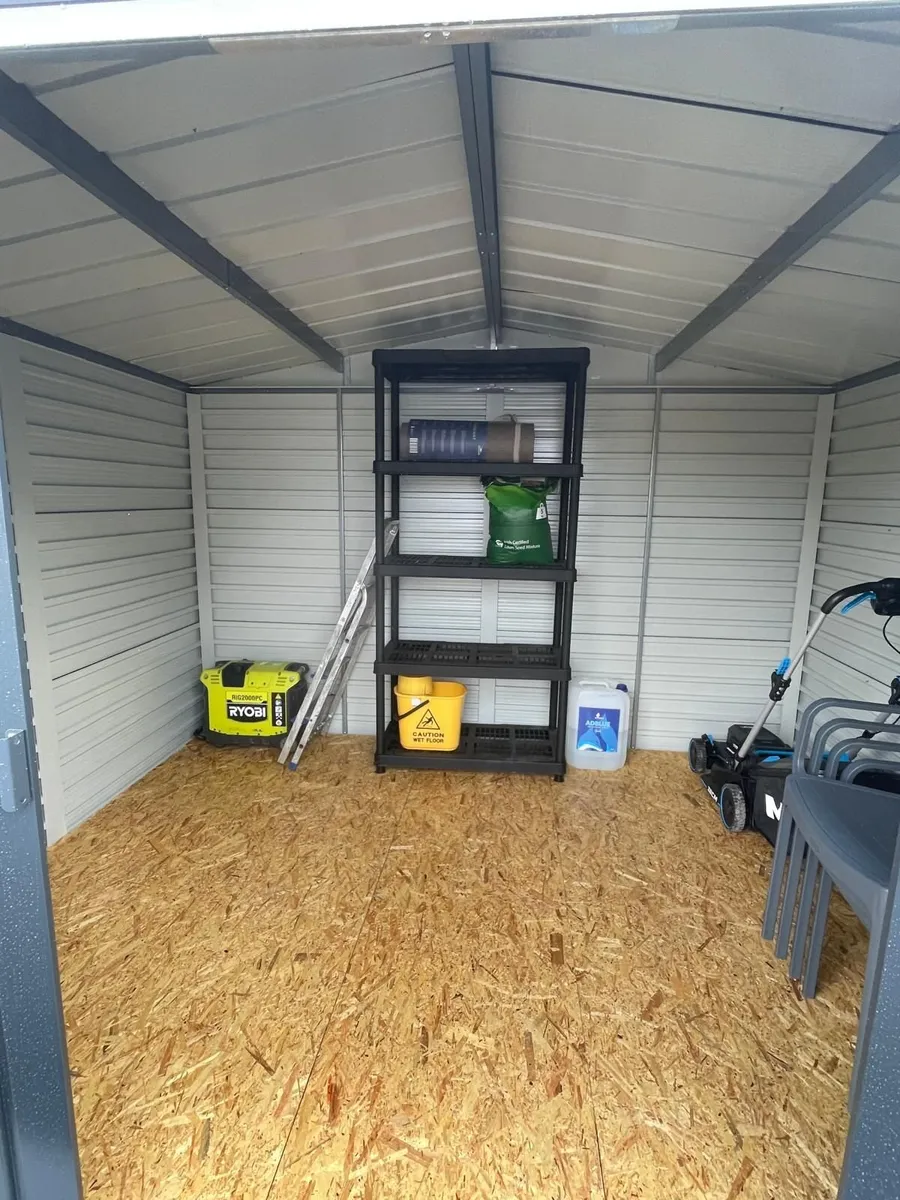 🏡 Alpine 10x8 Steel Garden Sheds Free Delivery - Image 4