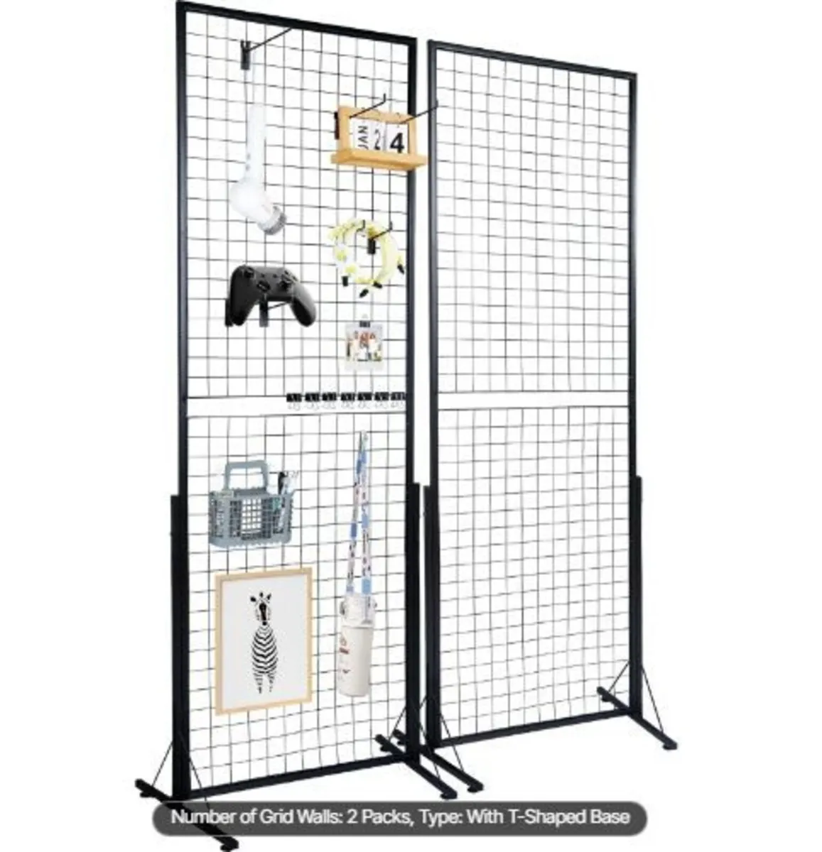 61 x170.7 cm Grid Wall Panels Tower, 2 Packs - Image 3