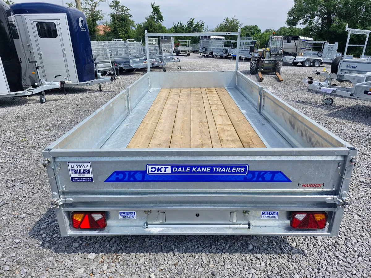 NEW  DALE KANE   14' x 6'6"  DROPSIDES  TRAILER - Image 3