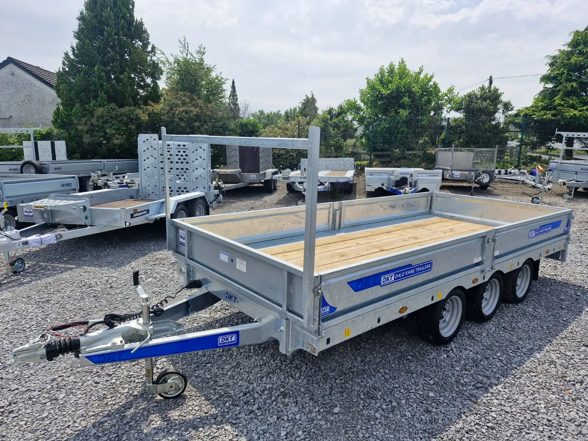 NEW  DALE KANE   14' x 6'6"  DROPSIDES  TRAILER - Image 2