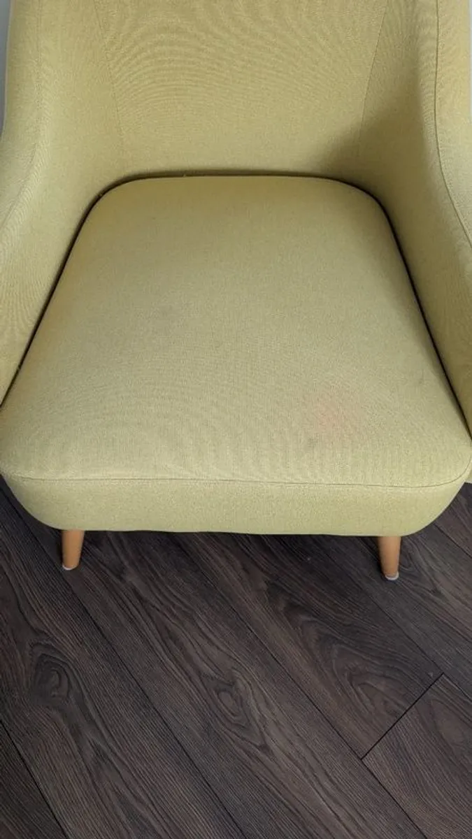 Yellow Bucket Armchair - Image 2