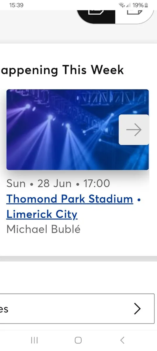 Michael Buble Concert Tickets