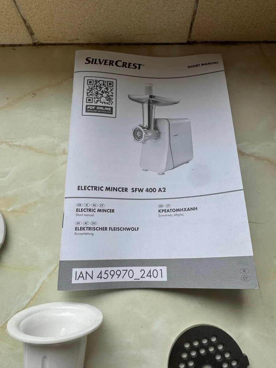 Silvercrest Electric Mincer SFW 400 A2 - Image 4
