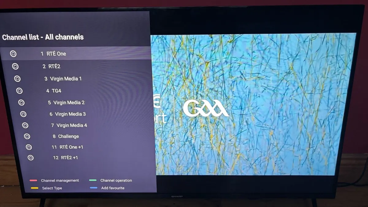 43” Sharp 4K Frameless Smart TV - Image 4