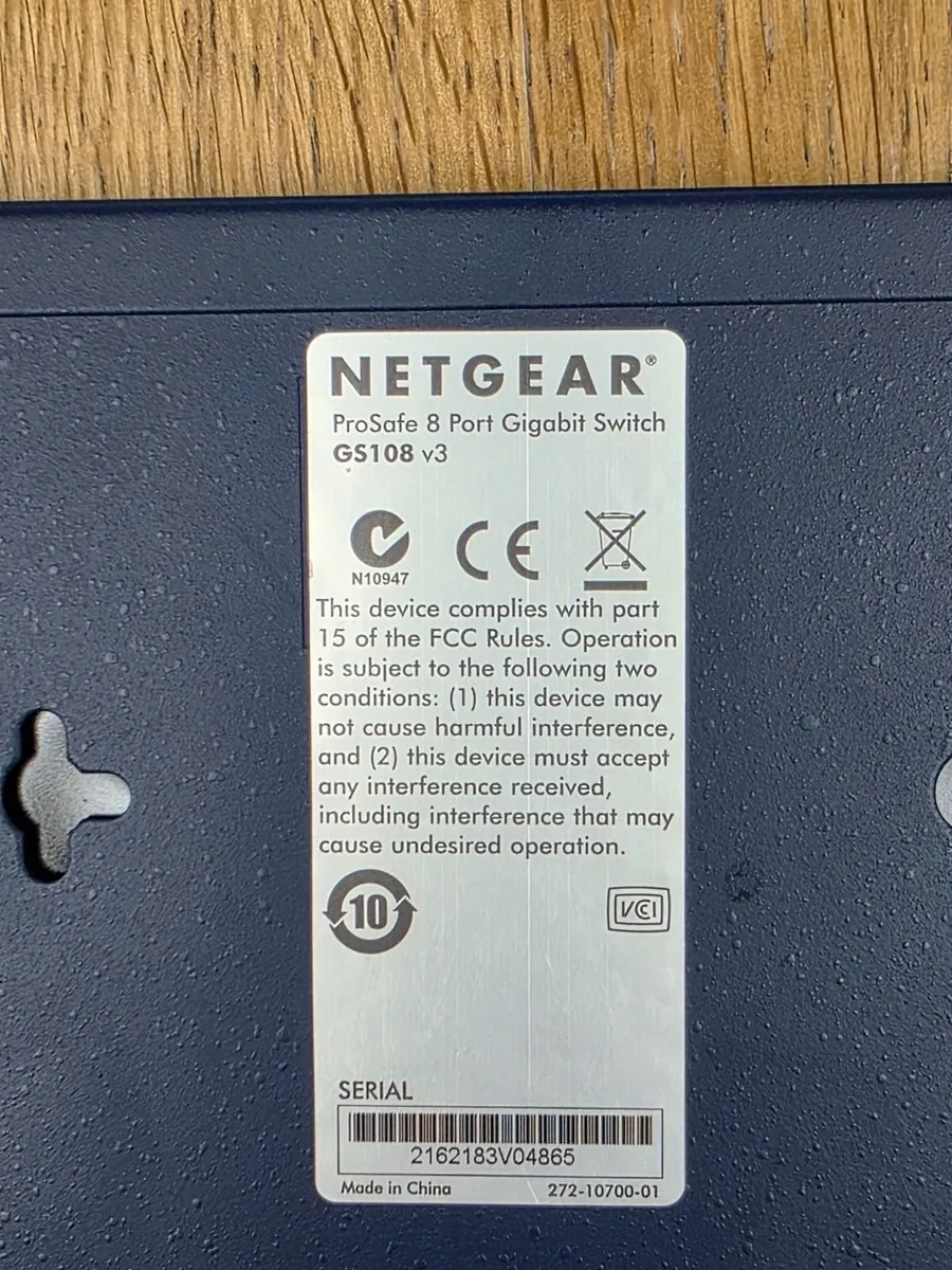 Netgear GS108 Gigabit Ethernet switch - Image 3