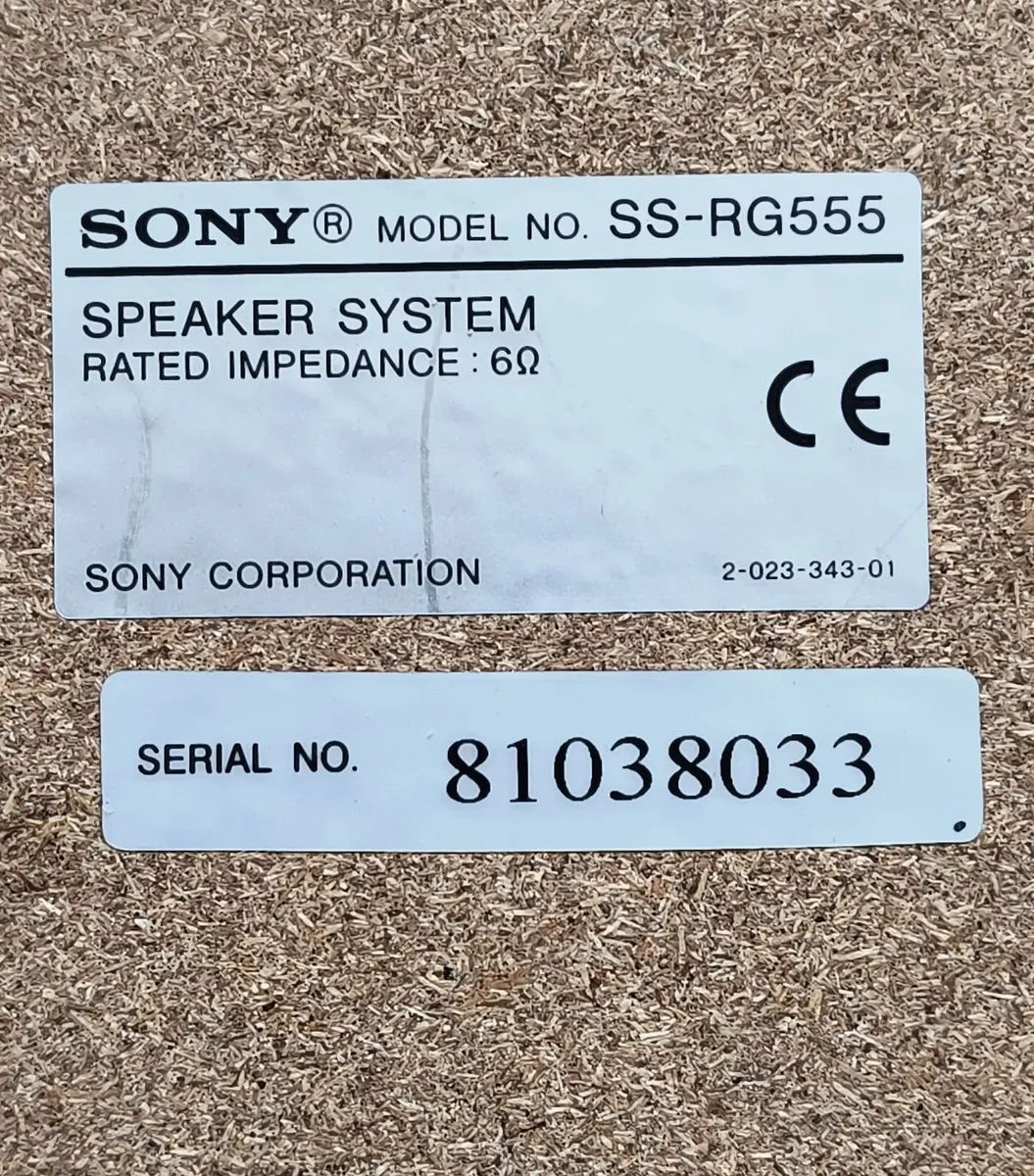 Bookshelf Acoustic system Sony SS-RG555. 6 Ohms - Image 4