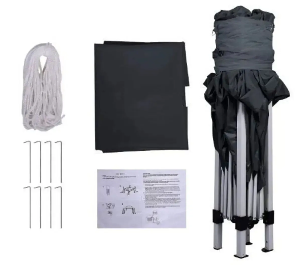 Gazebo Pop Up Tent Marquee 3x3m Waterproof - Image 1