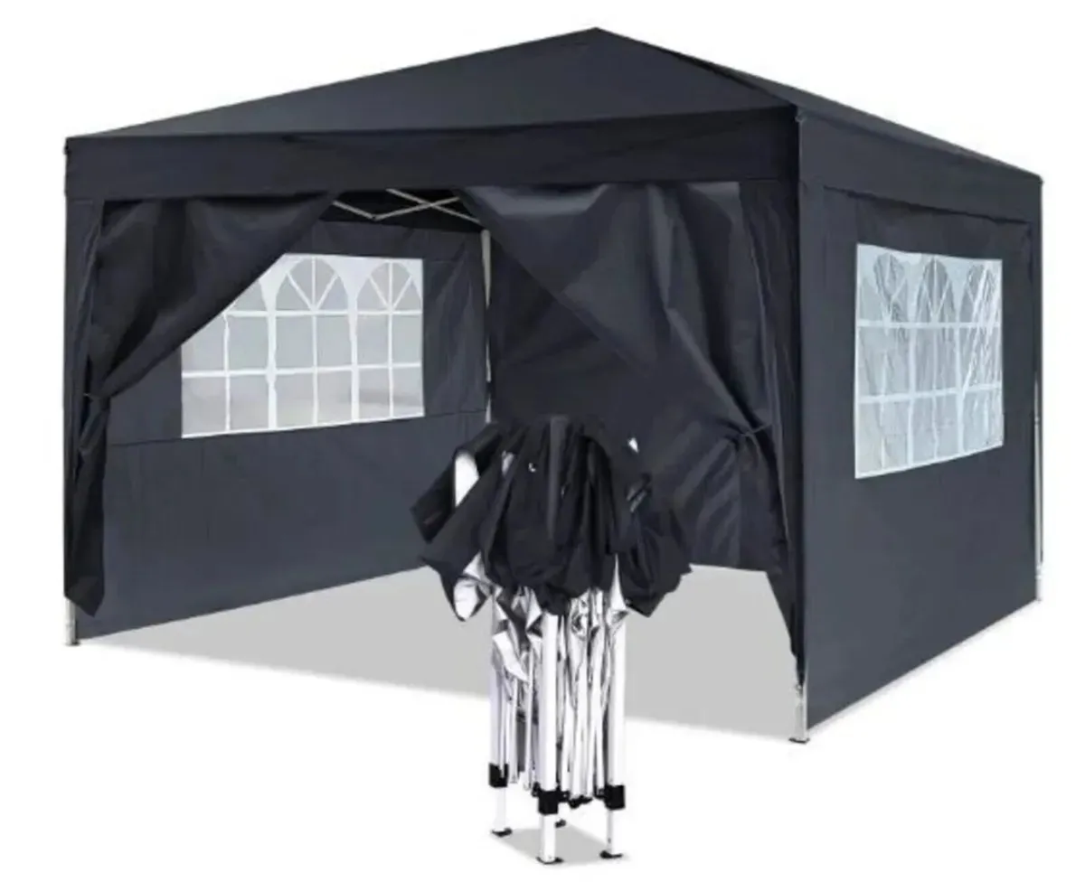 Gazebo Pop Up Tent Marquee 3x3m Waterproof - Image 3