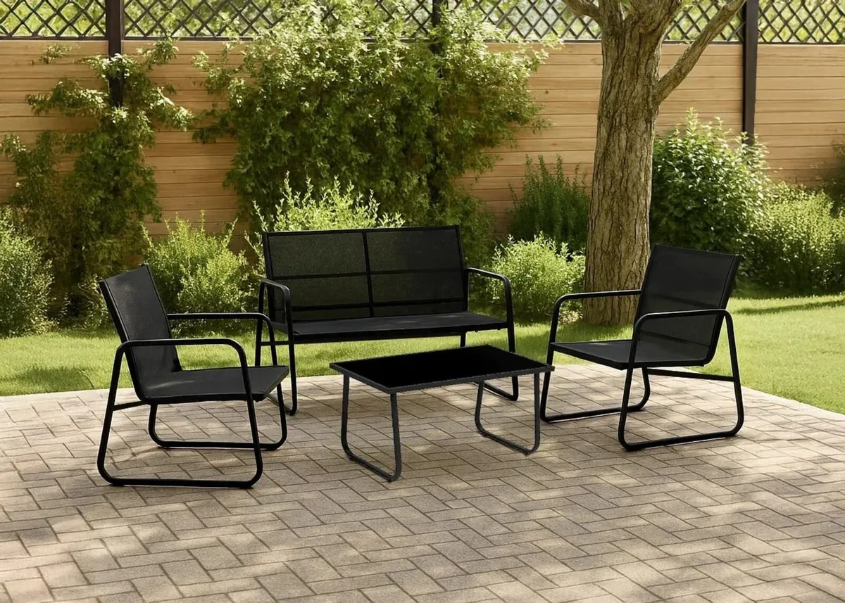 Malibu 4 Piece Garden Sofa Set - Best Price🔥 - Image 1