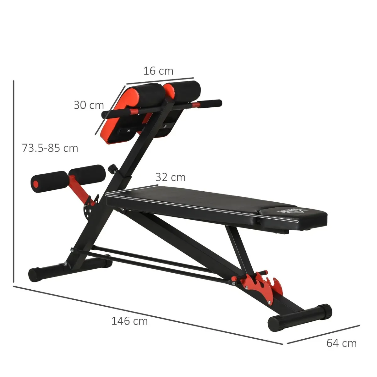 Multifunction Weight Bench 7 Level Adjustable Flat - Image 2