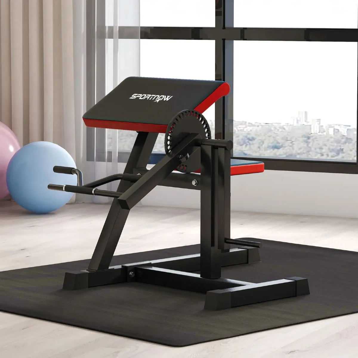 Adjustable Preacher Curl Bench Multi Functional We - Image 1