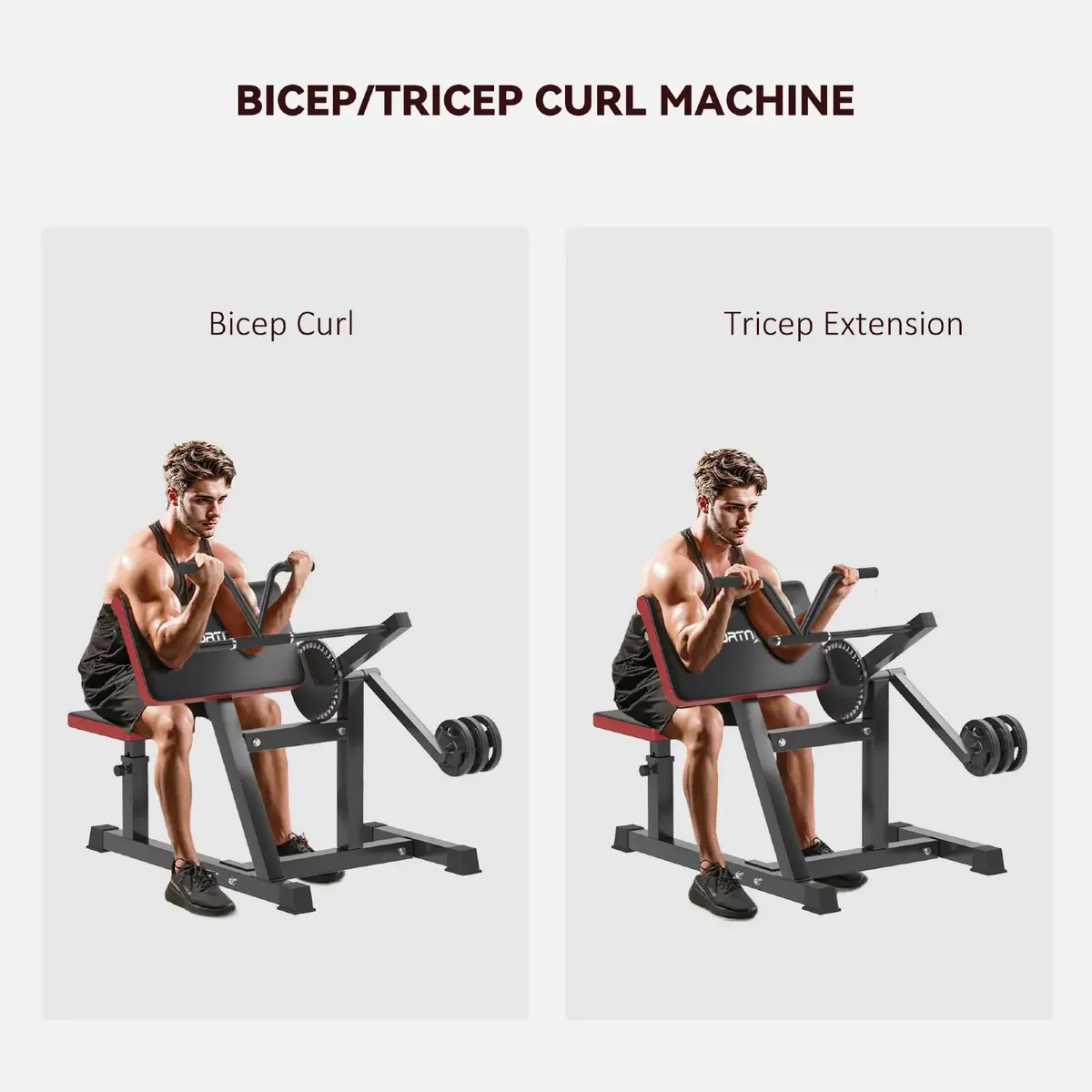 Adjustable Preacher Curl Bench Multi Functional We - Image 3