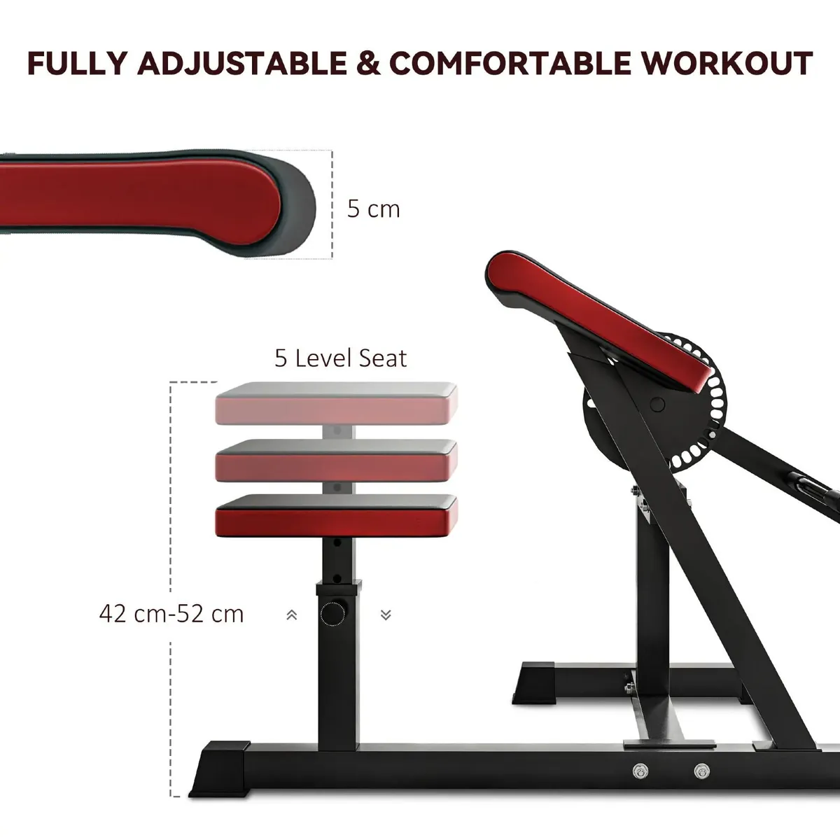 Adjustable Preacher Curl Bench Multi Functional We - Image 4