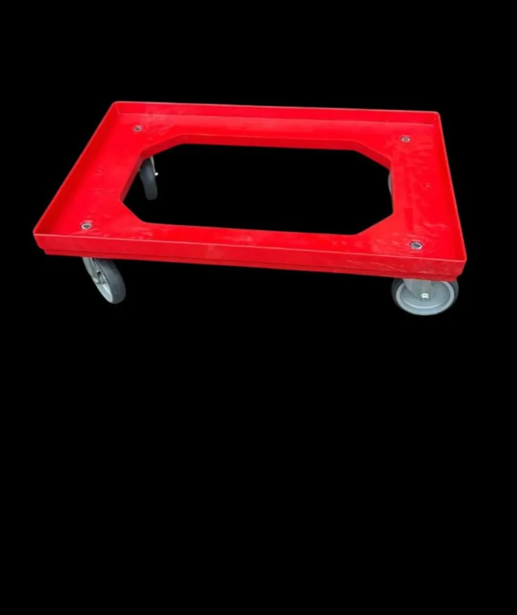 4x plastic dollys & storage boxes forsale - Image 3