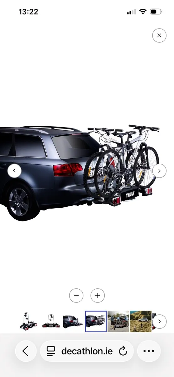 Thule tow bar cycle carrier - Image 1