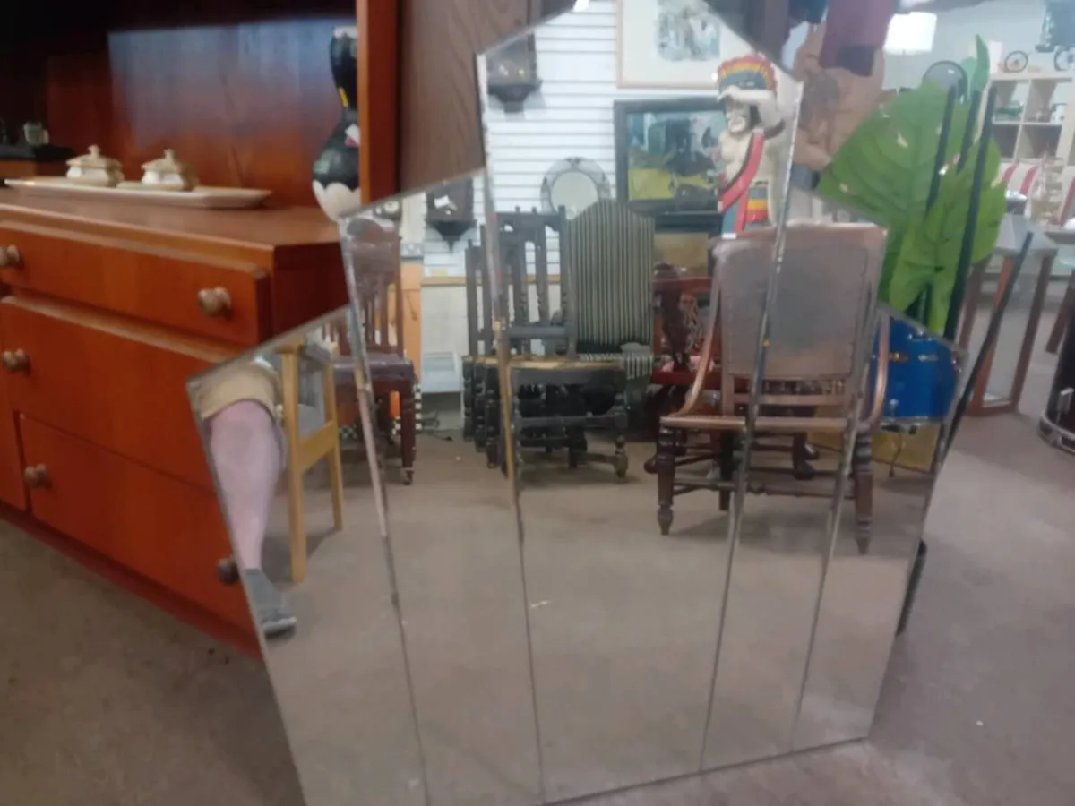 Decorative Art Deco Style Wall Mirror - Image 2