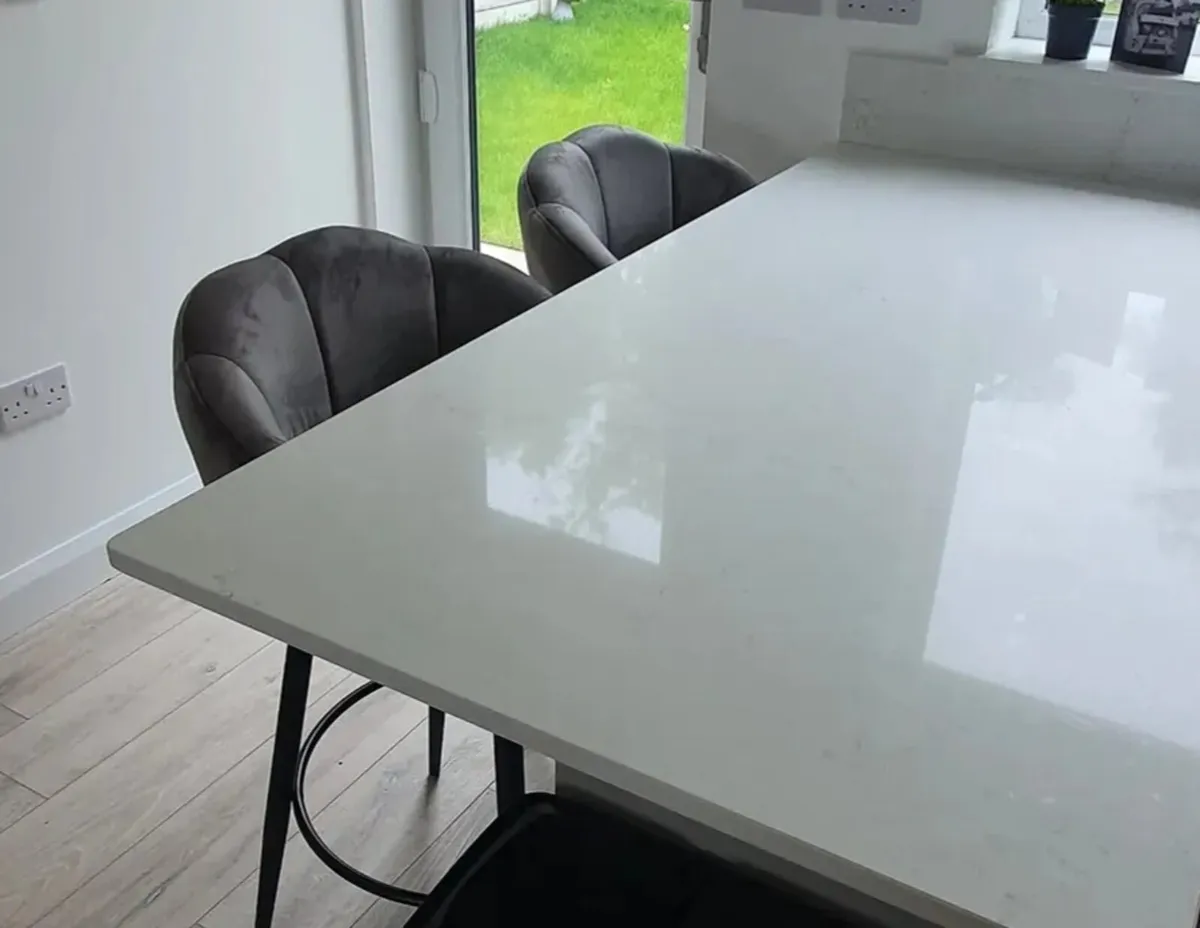Grey bar stools - Image 2