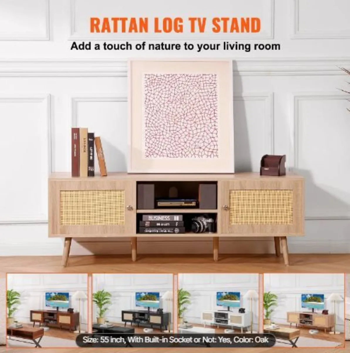 Rattan TV Stand - Image 4