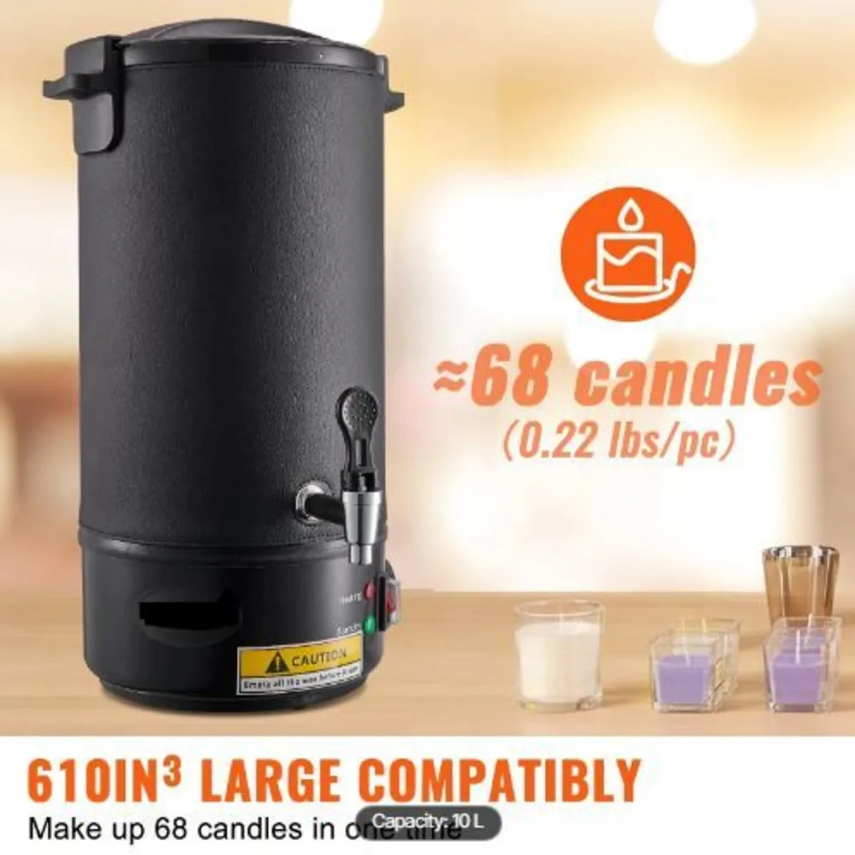 Wax Melter for Candle Making 10Liter - Image 2